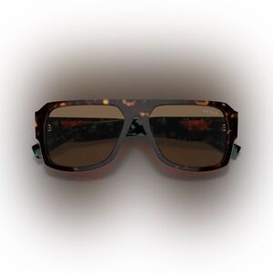 Prada Camouflage Green Sunglasses